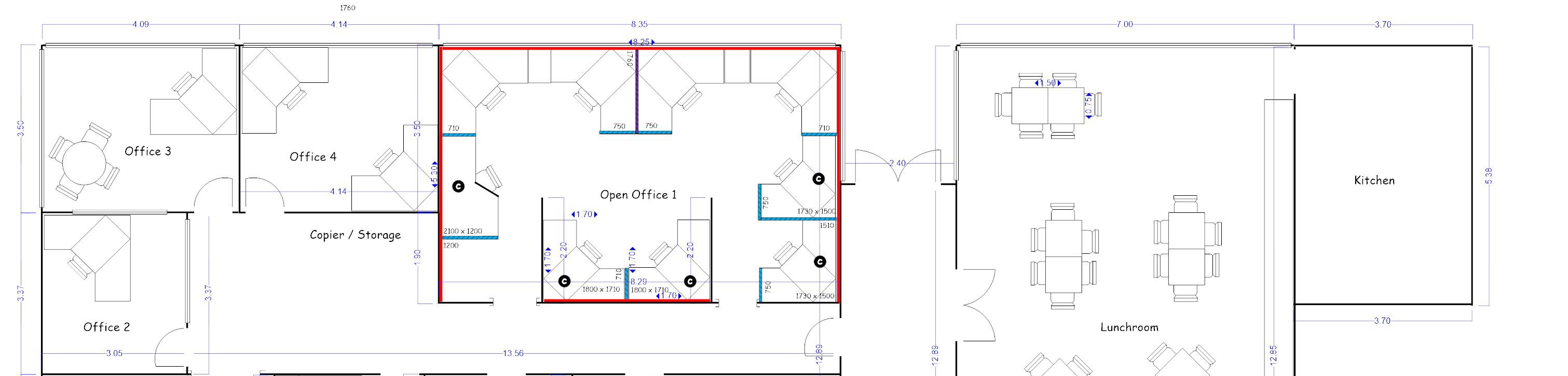 a brisbane office fitout concept example