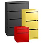 office furniture metal storage cabinets white yellow and red
